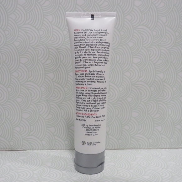 ELTAMD SKINCARE💥 UV FACIAL SPF 30+ CREAMY AND HYDRATING FACIAL SUNSCREEN 3 OZ💥 - Picture 5 of 8